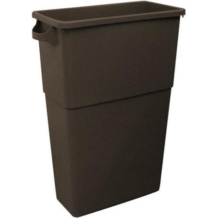 Impact Products 23 gal Brown Thin Bin™ Trash Can 7023-4